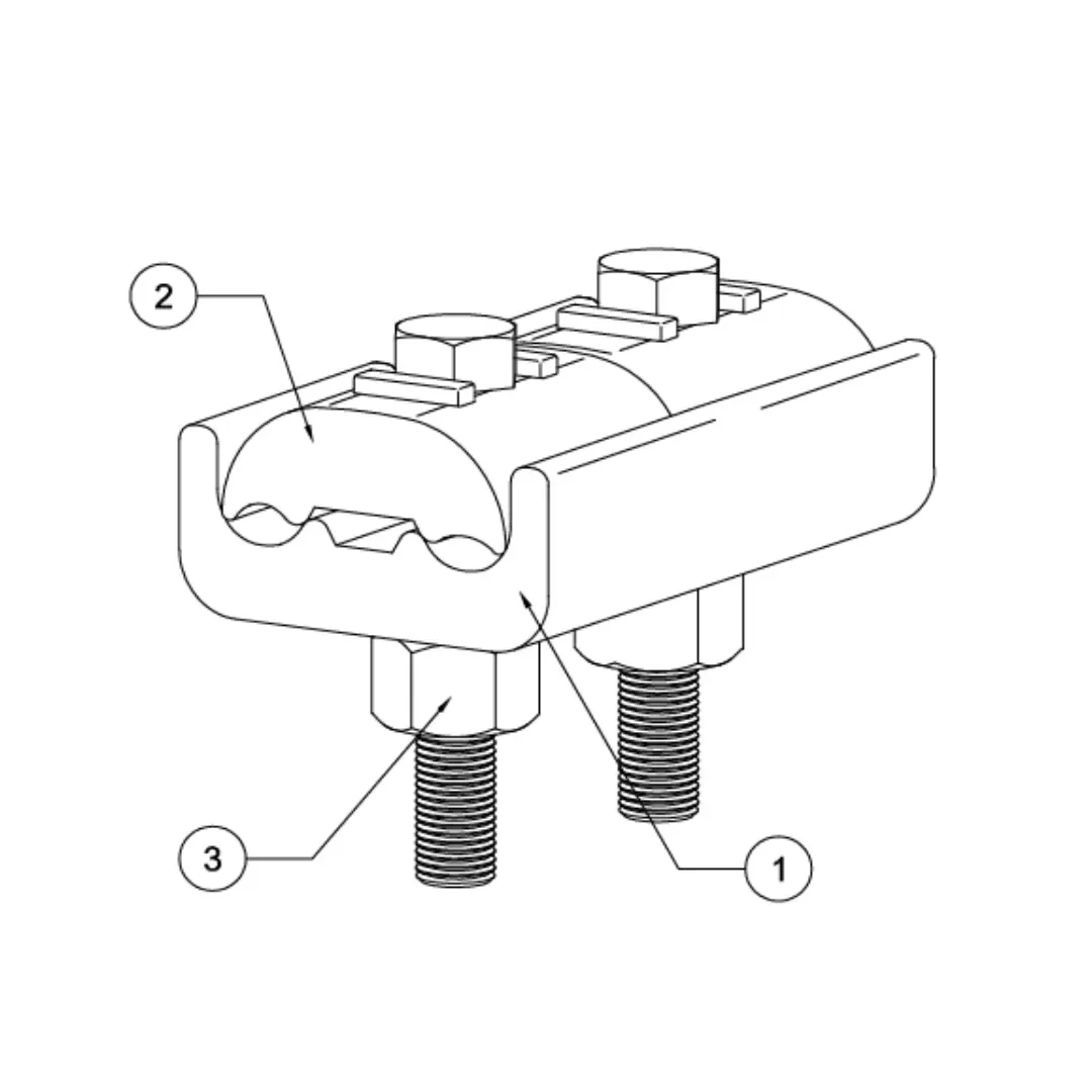 CONECTORES BIFILAR DE VIAS PARALELAS P:50-120MM D:50-120MM MODELO 128.12 ARAGCU EI2