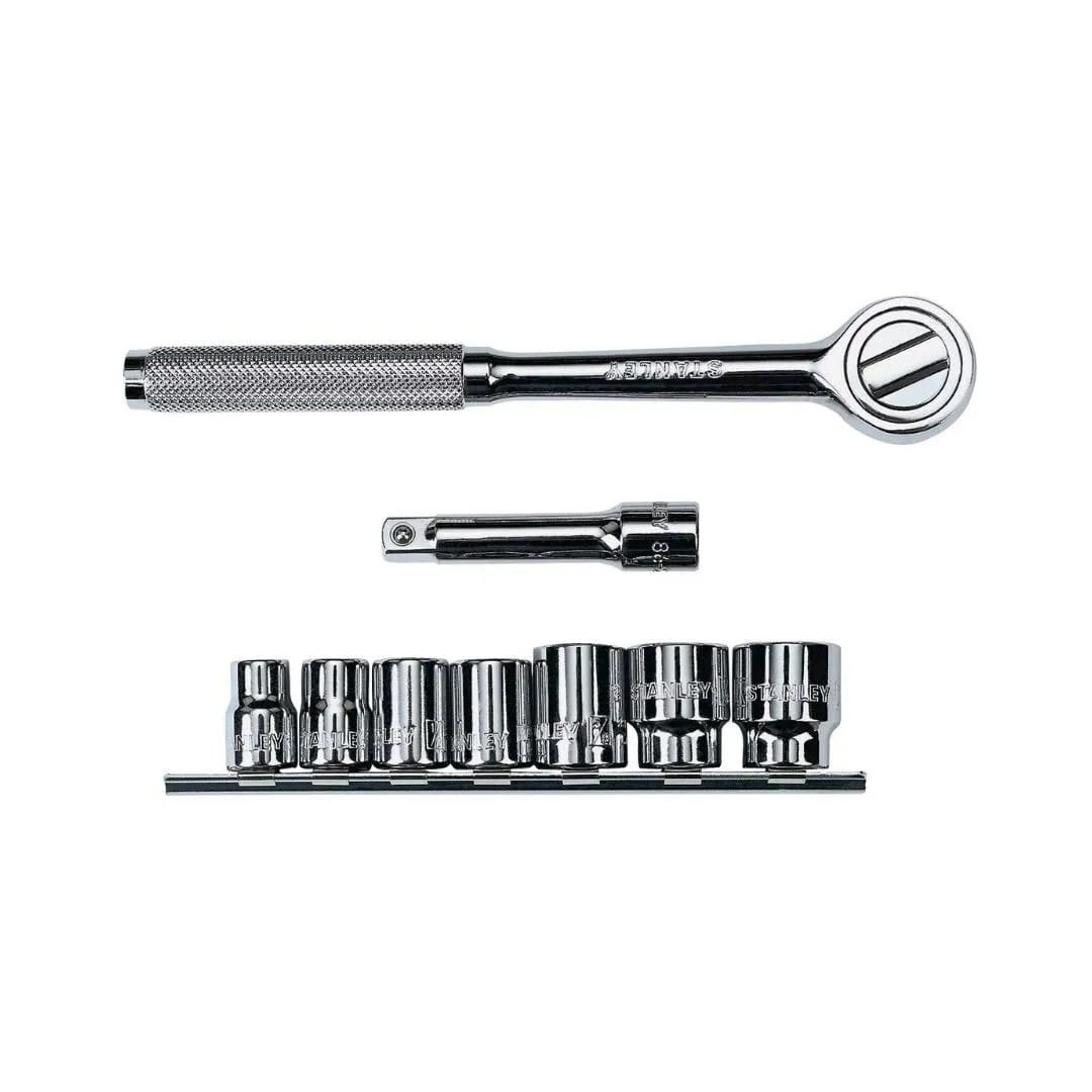 JUEGO DE DADOS MILIMETRICA 3/8 X 10 PIEZAS STANLEY1