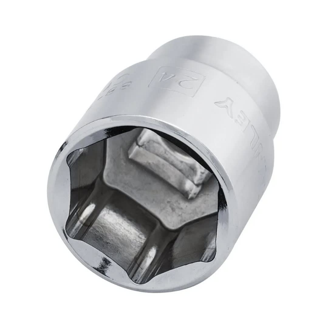 DADO HEXAGONAL 24MM MODELO 24MM ENCASTRE 1/2 488746 CROMADO DE ACERO PLATA STANLEY3