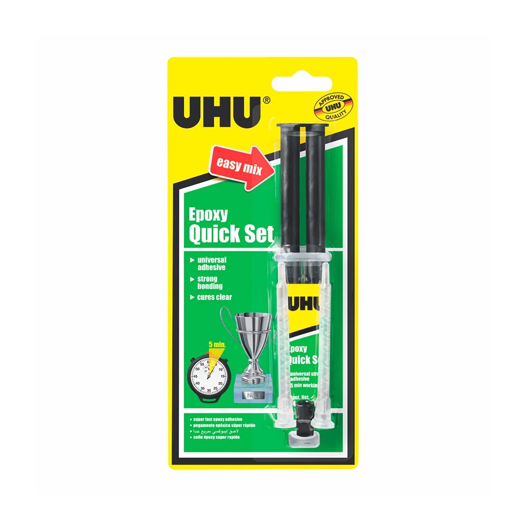 PEGAMENTO EPOXICO SET JERINGA 14ML UHU