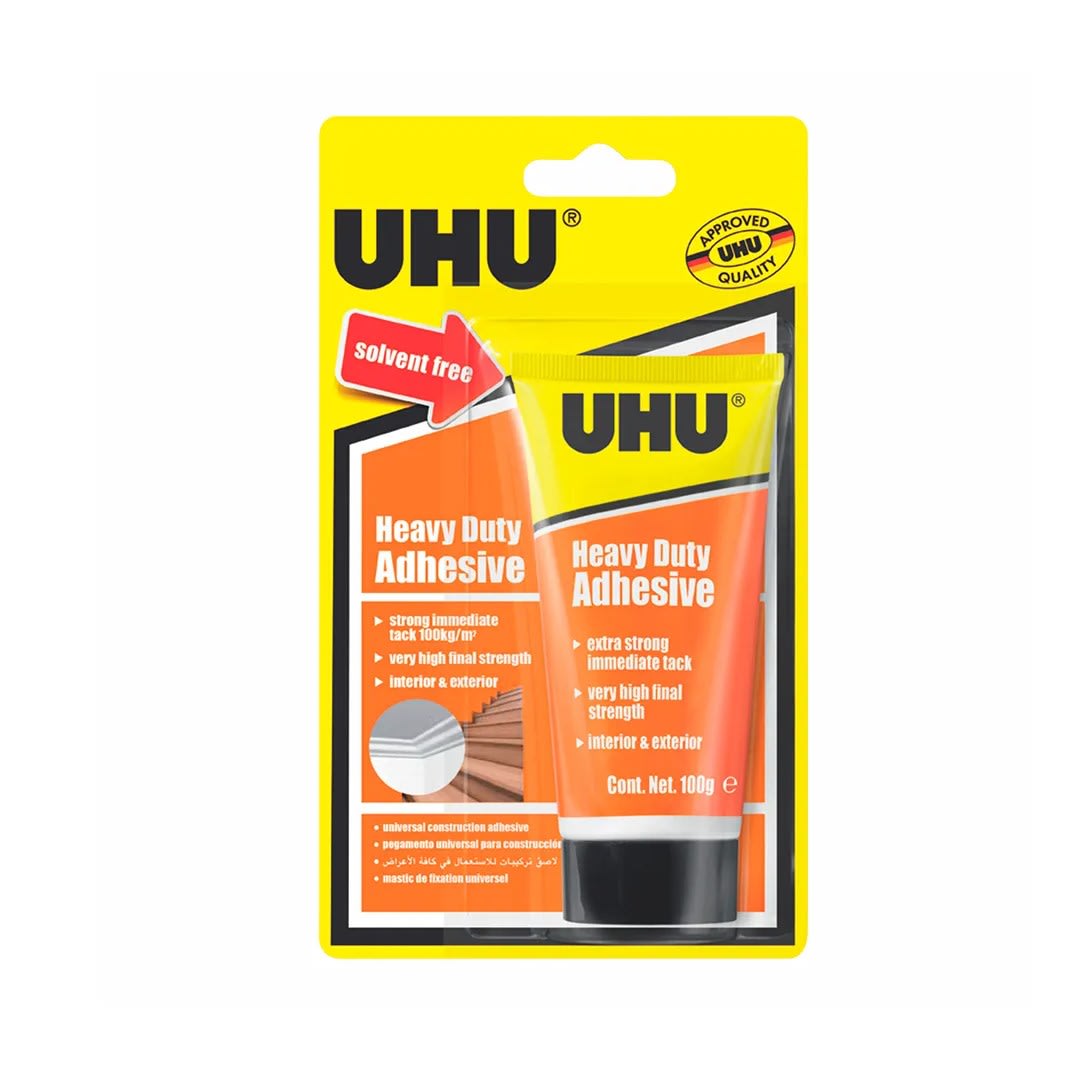 PEGAMENTO DE MONTAJE HEAVY DUTY 100ML UHU