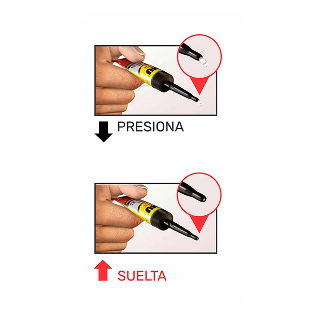 PEGAMENTO INSTANTANEO SUPER GLUE CONTROL 3G UHU1