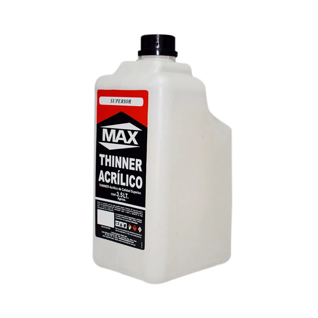 MAX THINNER ACRILICO 3.5 LITROS MAX1