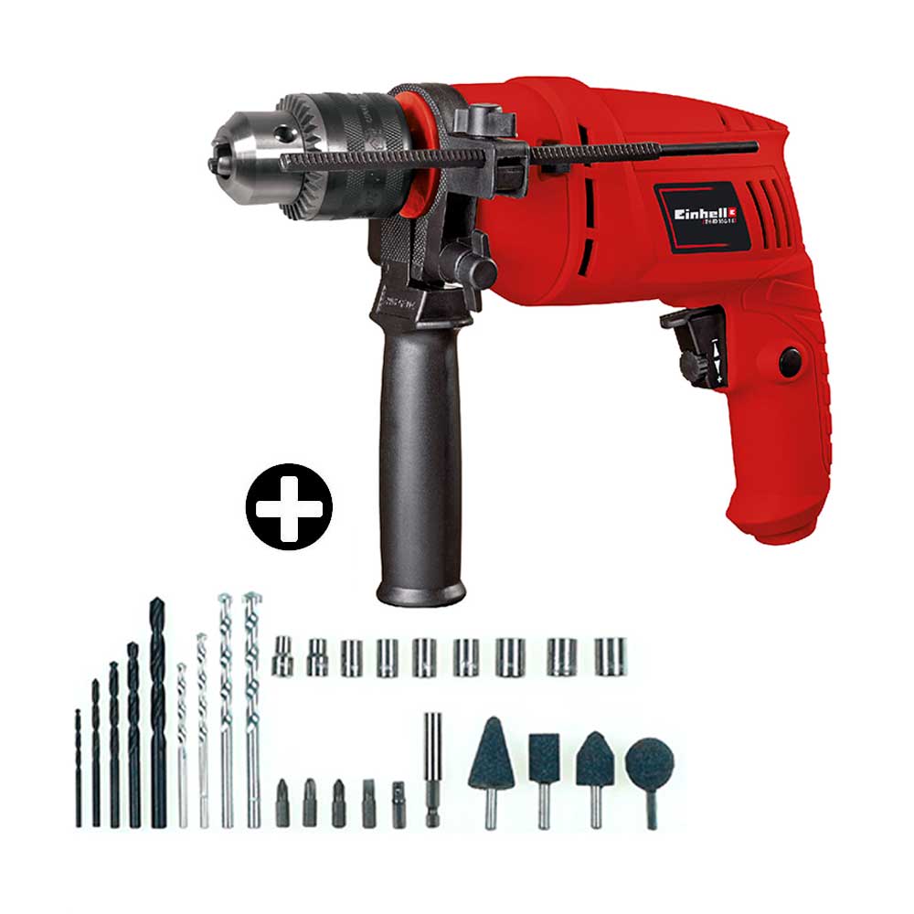 TALADRO PERCUTOR 1/2'' 550W TH-ID 550/1 + 28 ACCESORIOS EINHELL