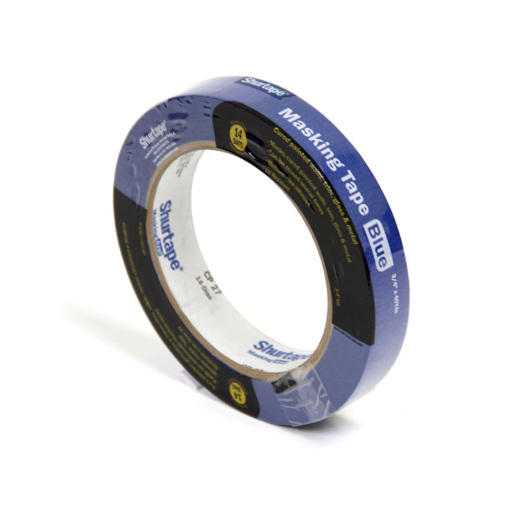 CINTA MASKING TAPE AZUL 3/4''X40YD (18MMX36M) SHURTAPE