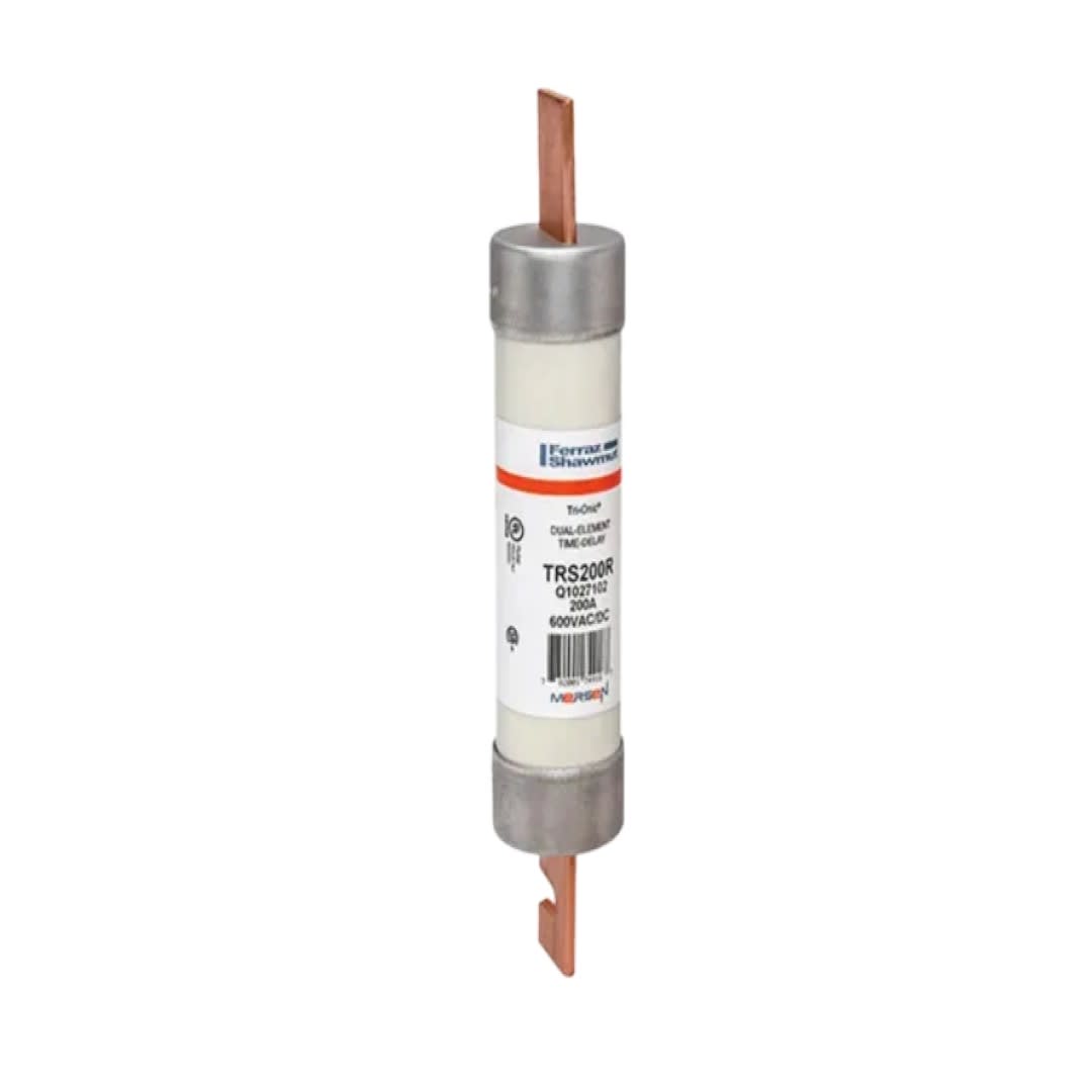 FUSIBLE INDUSTRIAL TIME DELAY CLASE RK5 200A 600VAC TRS200R FERRAZ SHAWMUT