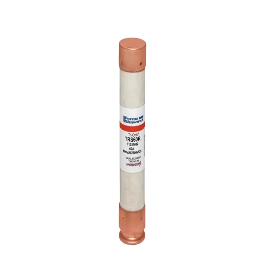 FUSIBLE INDUSTRIAL TIME DELAY CLASE RK5 60A 600VAC TRS60R FERRAZ SHAWMUT1