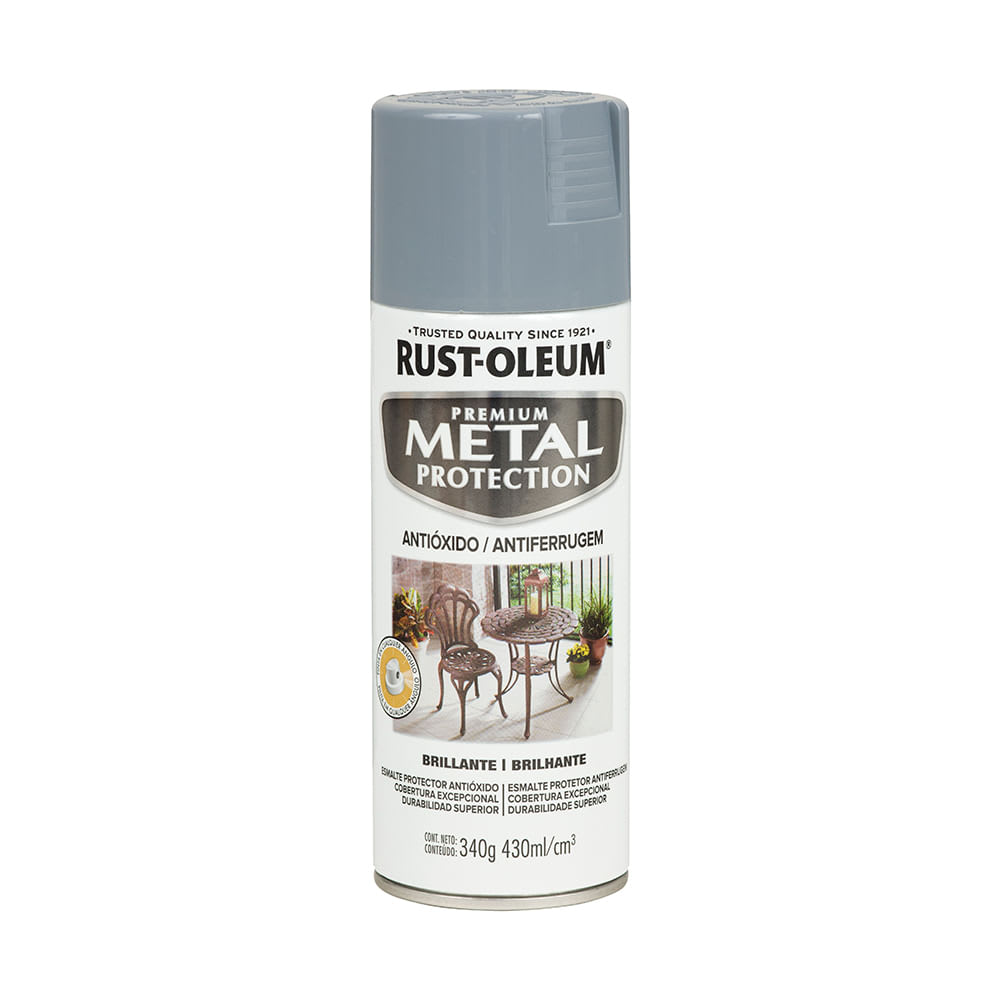 AEROSOL ANTICORROSIVO GRIS BRILLANTE 340GR RUST OLEUM1