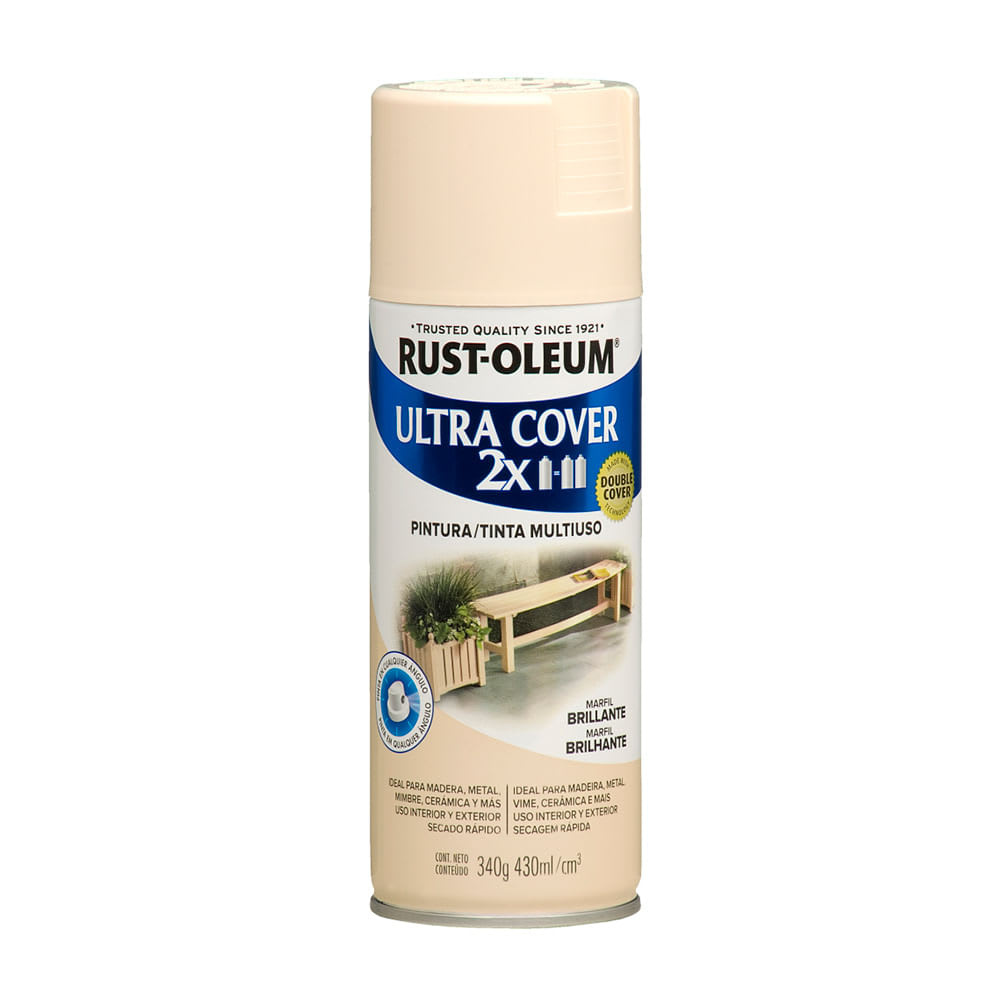 ULTRA COVER2X MARFIL BRILLANTE 340GR RUST OLEUM