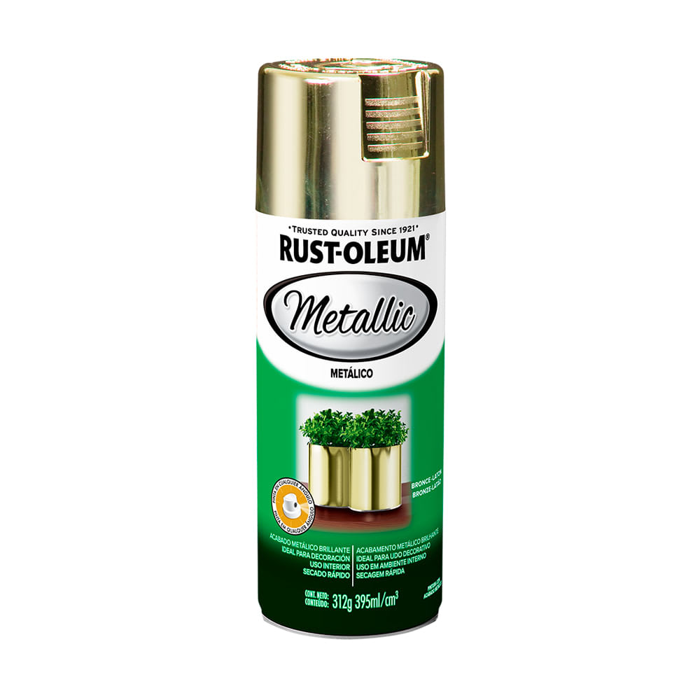 AEROSOL METALICO LATON BRILLANTE 312GR RUST OLEUM1
