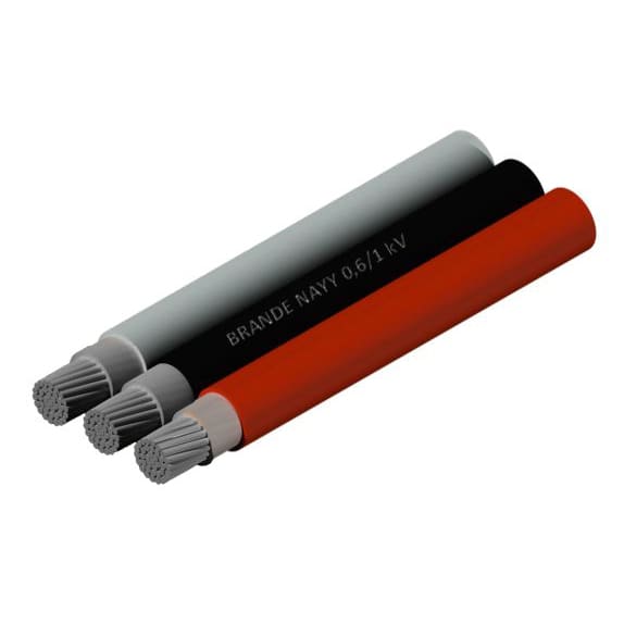 NAYY UNIPOLAR 0,6/1KV CABLE 1x25MM BRANDE