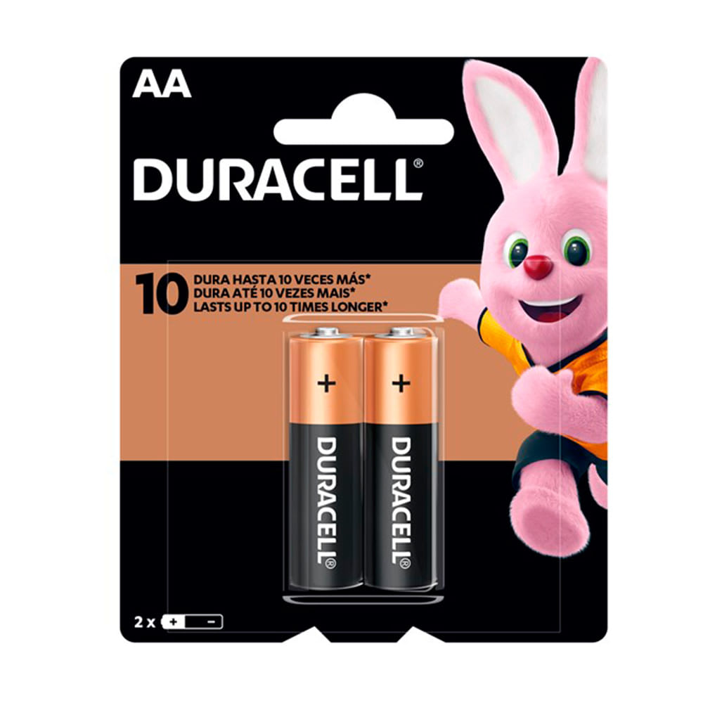 PILAS AAX2 FUENTE DE ALIMENTACION PORTATIL PARA DISPOSITIVOS ELECTRONICOS DURACELL