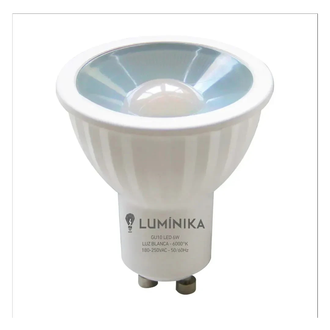 DICROICO LED GU10 6W LUZ FRIA LUMINIKA