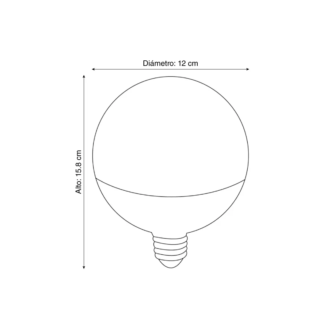 FOCO LED G120 18W LUZ BLANCA LUMINIKA1