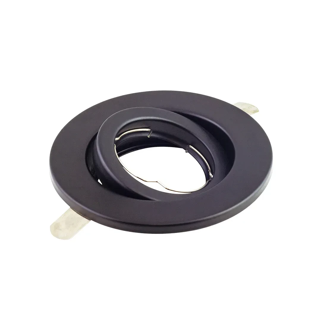 SPOT PARA DICROICO LLANO 1.51CM NEGRO LUMINIKA