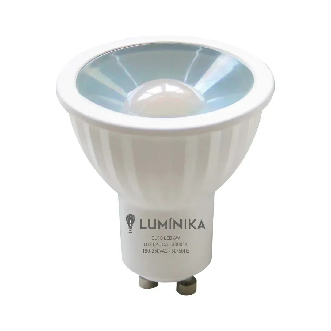 DICROICO LED GU10 6W LUZ CALIDA LUMINIKA1