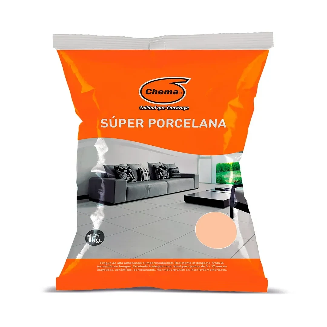 SUPER PORCELANA TOSCANO BEIGE X 1KG CHEMA