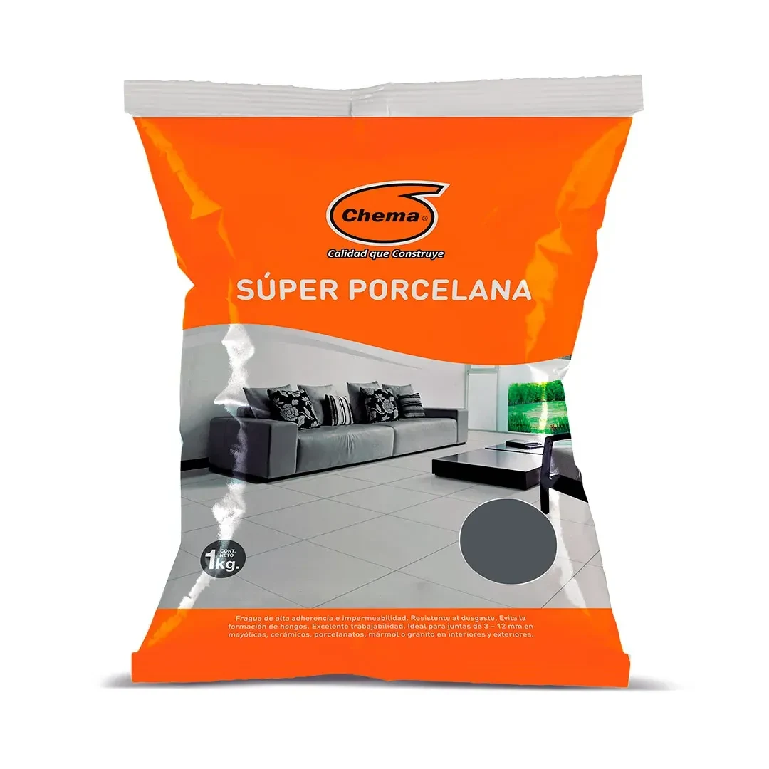 SUPER PORCELANA GRIS OSCURO X 1KG CHEMA