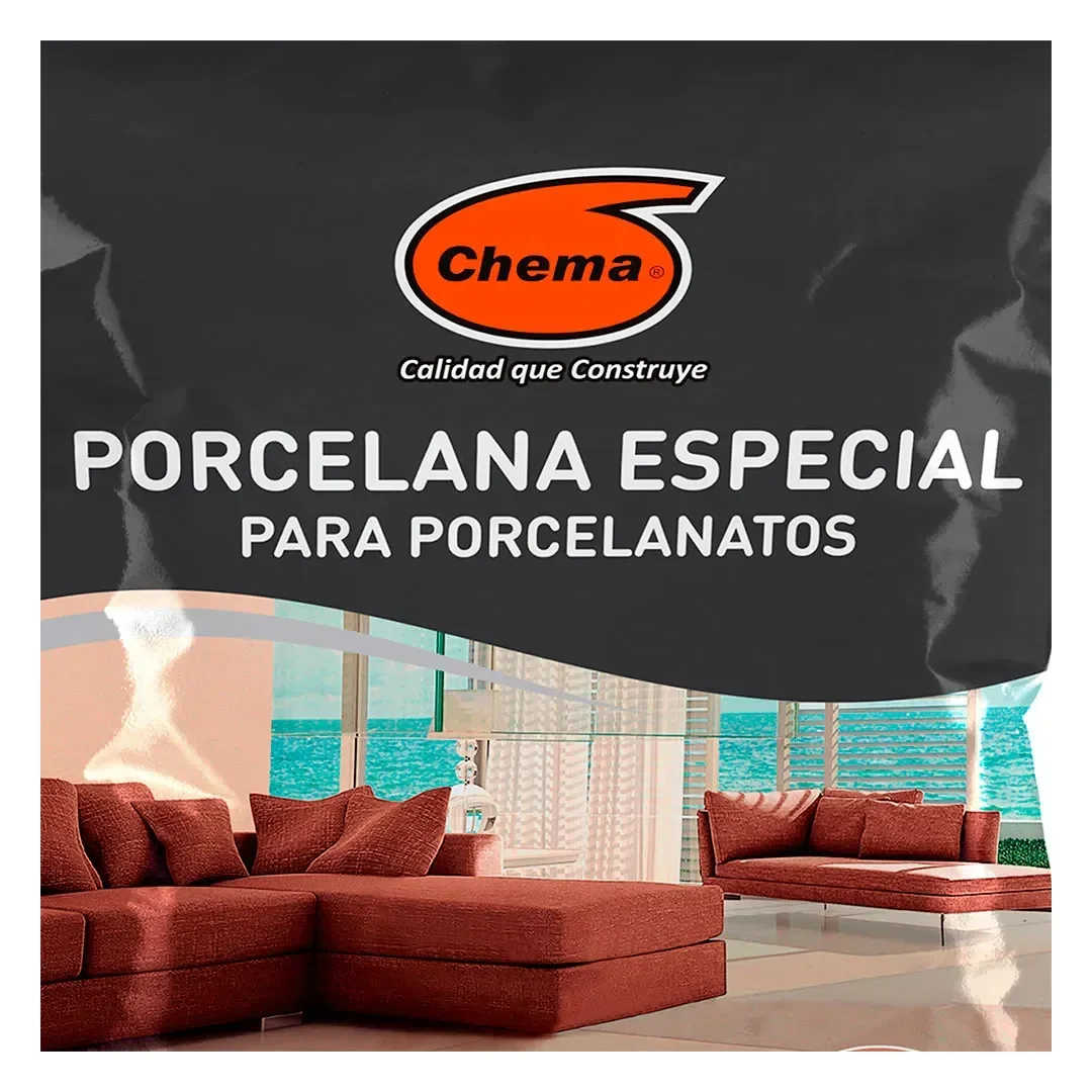 PORCELANA ESPECIAL PARA PORCELANATO GRIS X 1KG CHEMA2
