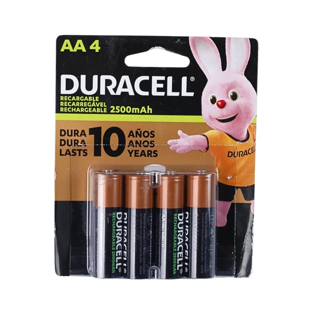 PILA RECARGABLE AAX4U DURACELL1