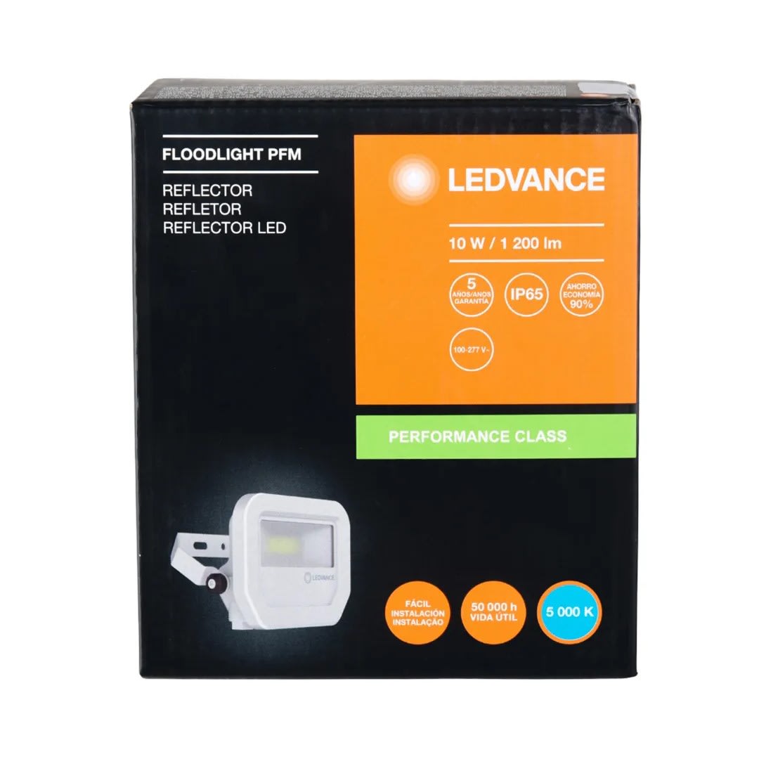 REFLECTOR LED BLANCO 10W LUZ BLANCA LEDVANCE3