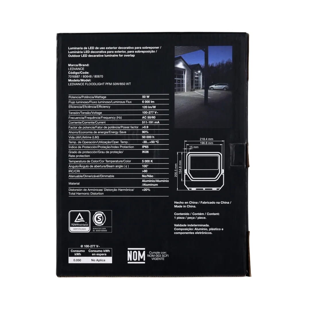 REFLECTOR LED BLANCO 50W LUZ BLANCA LEDVANCE4