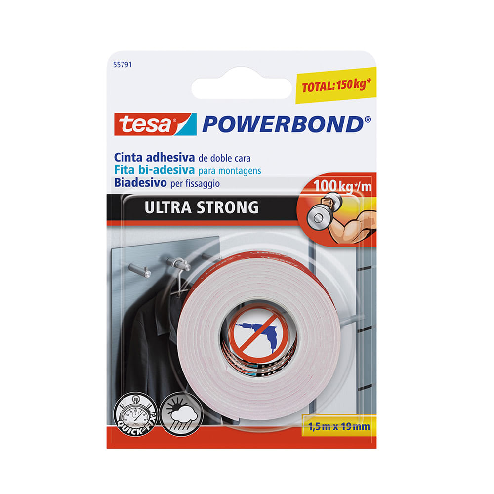 CINTA DOBLE CONTACTO ULTRASTRONG 19MMX1.5M TESA1