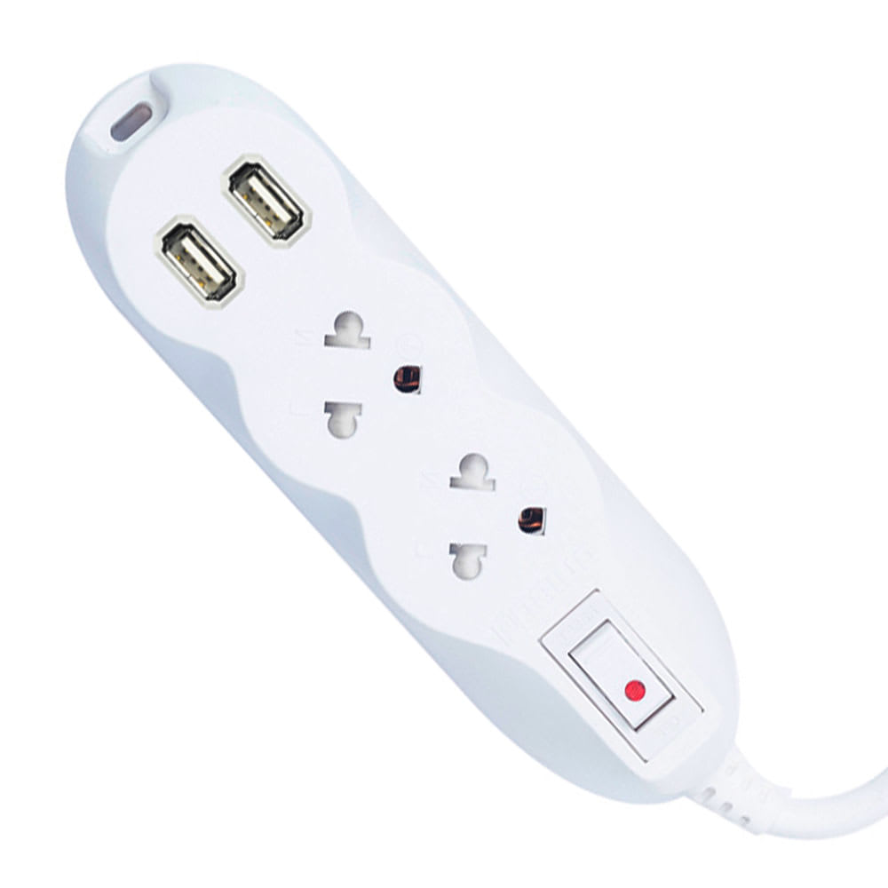 EXTENSION 2 TOMAS UNIVERSAL + TIERRA 2 USB BTICINO