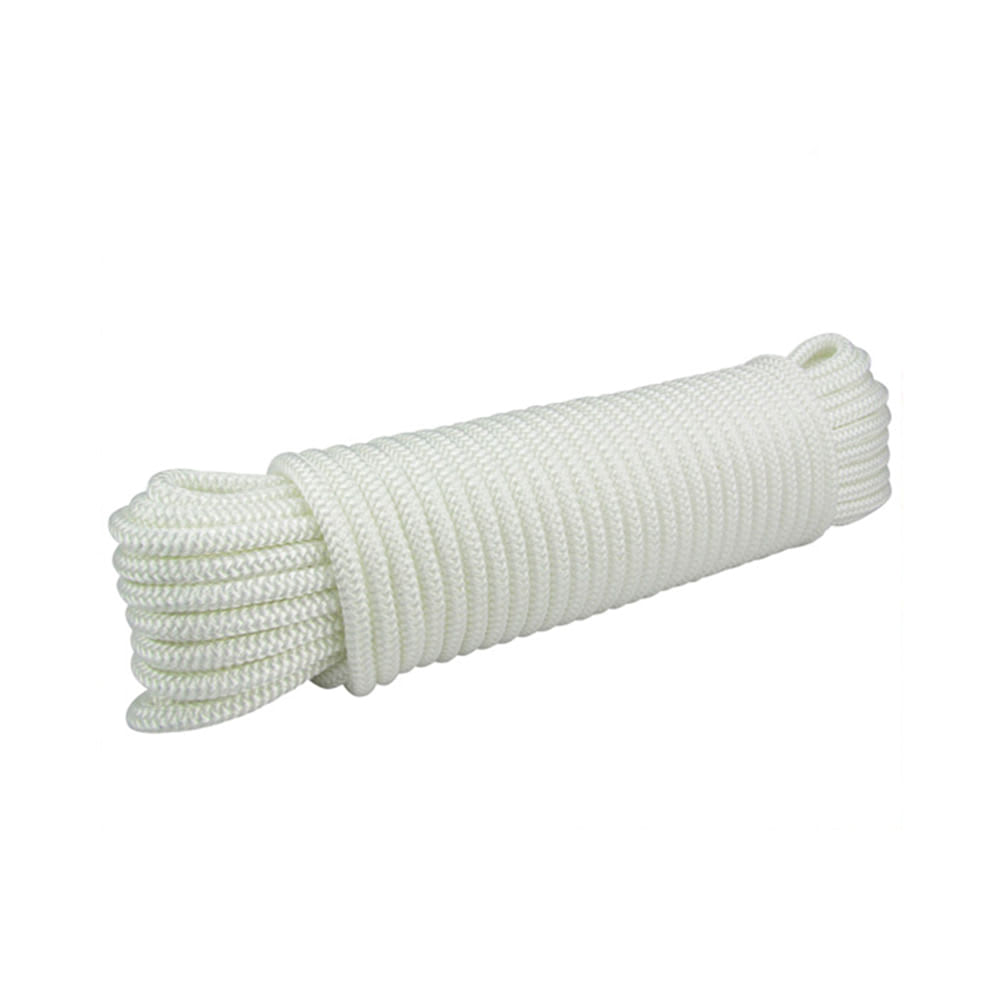 CUERDA DE POLIPROPILENO 4MM 5/32X25M COLOR BLANCO WERKEN
