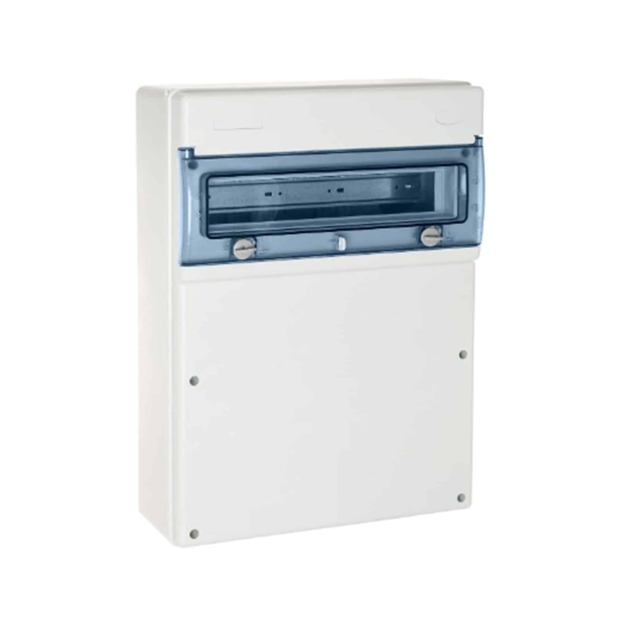 TABLERO INDUSTRIAL ADOSADO 16P IK08 IP65 PARA TOMAS INDUSTRIALES C/BORNE 362X500X160MM (NO PRETOQUELADO) SOLERA