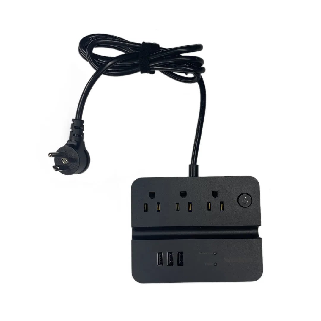 SUPRESOR DE PICOS CUBE 3 TOMAS 3 USB WERKEN1