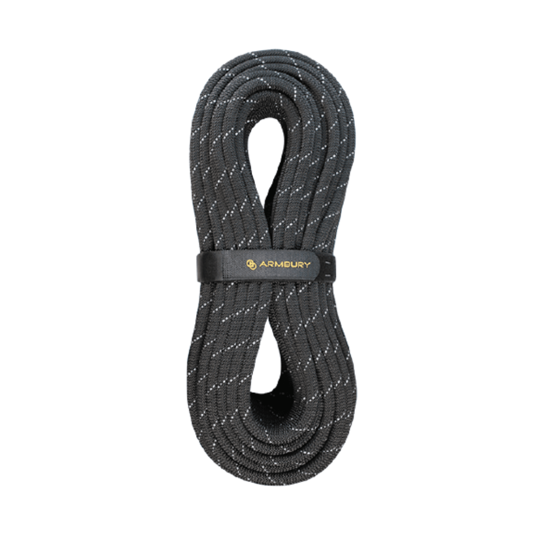 CUERDA SEMI ESTATICA 10.5MM NEGRO REFLECTANTE (PRESENTACION MAX 400MTS) 29 kN CE EN1891 CHASER 10.5 CH105 ARMBURY