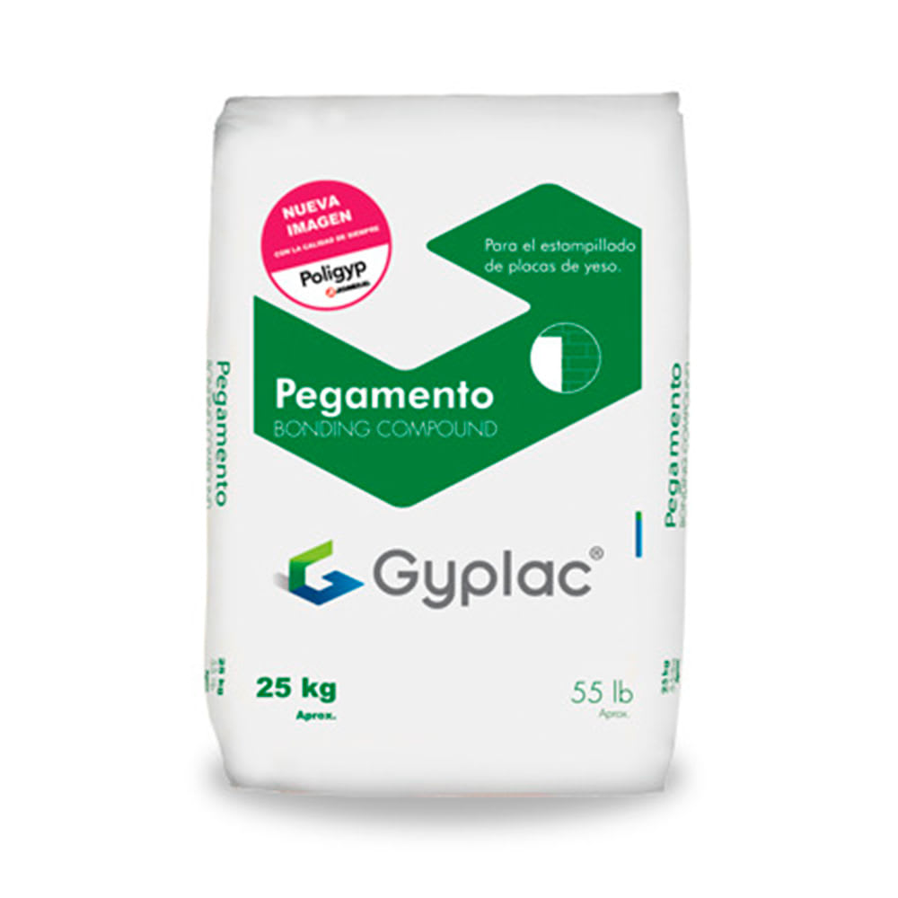 PEGAMENTO REVOQUE SECO SACO 25KG GYPLAC