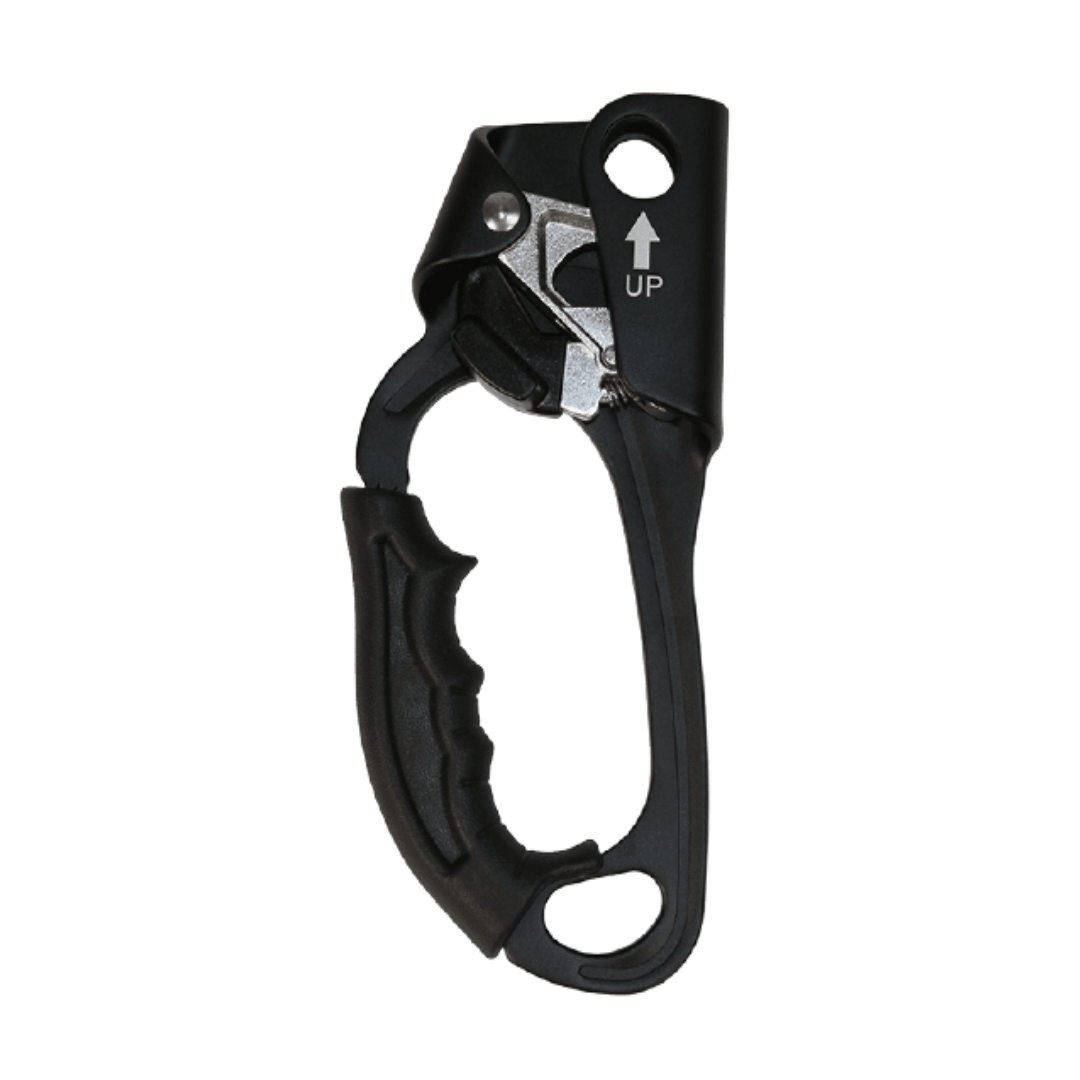 ASCENDEDOR Y BLOQUEADOR DE PUÑO IZQUIERDO ALUMINIO NEGRO CE EN 567 EN 12841/B LIFT HAND LEFT BLACK 4152223 ARMBURY