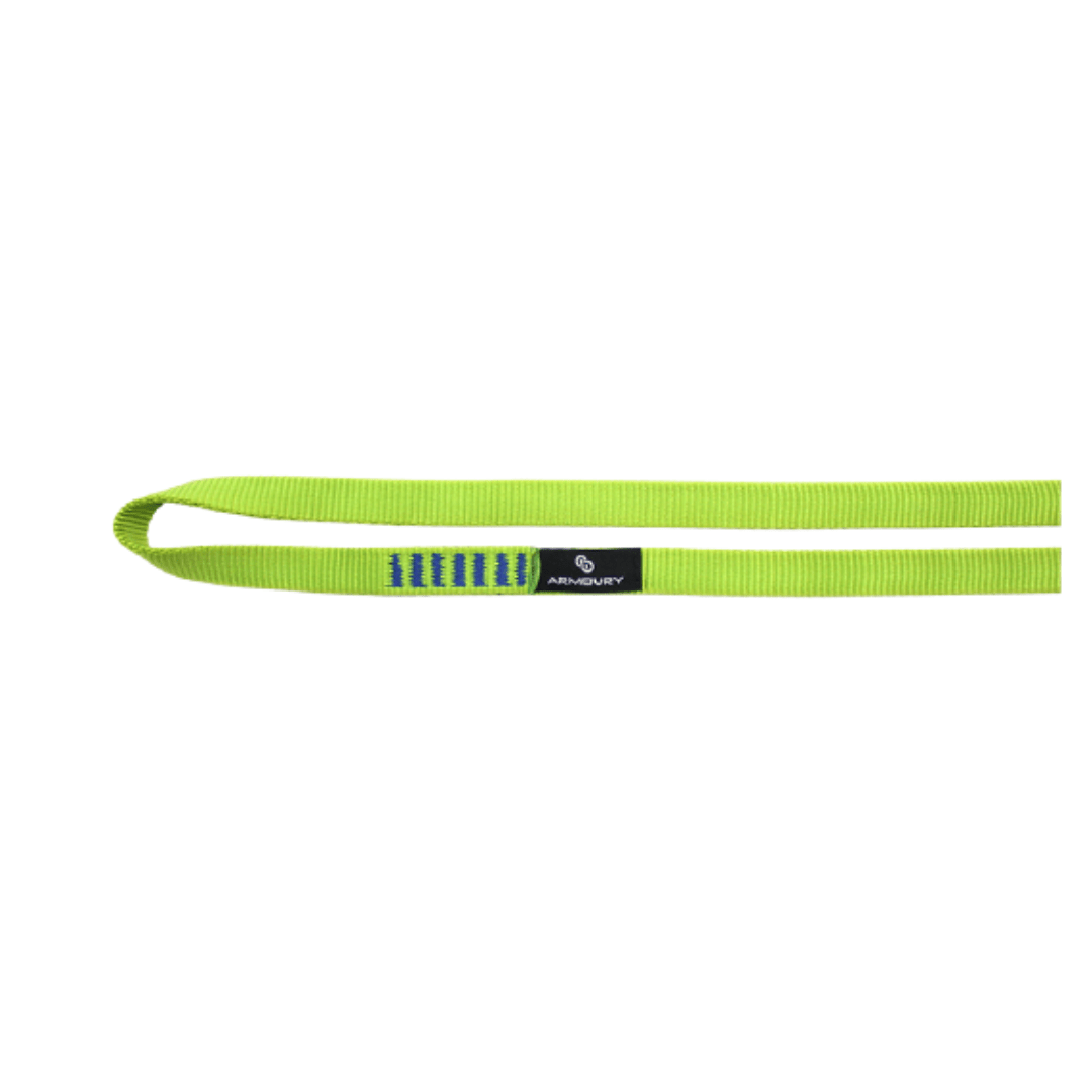 CINTA DE ANCLAJE CIRCULAR POLIESTER 16MM X 60CM VERDE 22 kN CE EN 566 EN 354 EN 796 OPEN SLING 4161252 ARMBURY
