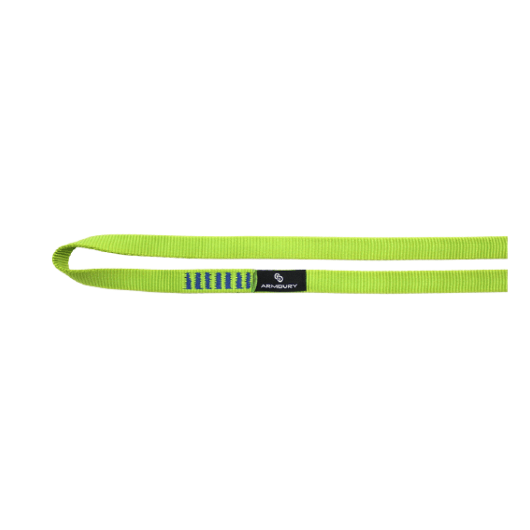 CINTA DE ANCLAJE CIRCULAR POLIESTER 16MM X 180CM VERDE 22 kN CE EN 566 EN 354 EN 799 OPEN SLING 4161282 ARMBURY1