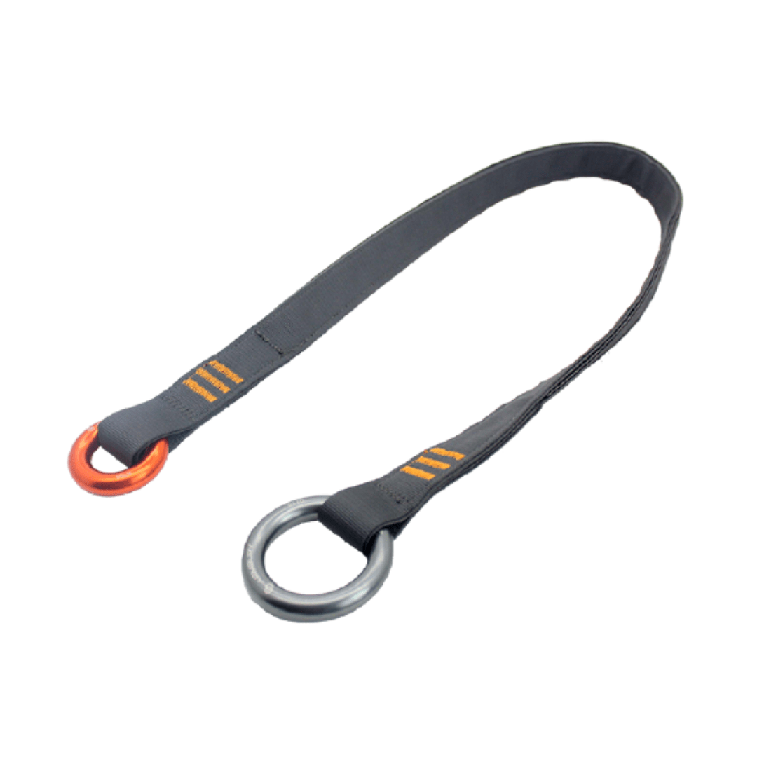 CONECTOR DE ANCLAJE CON ANILLOS DE ALUMINIO MIX POLIESTER 120CM ARBORISMO 25 kN CE EN 795B CAPA ANCHOR WEBBING 5161621 ARMBURY