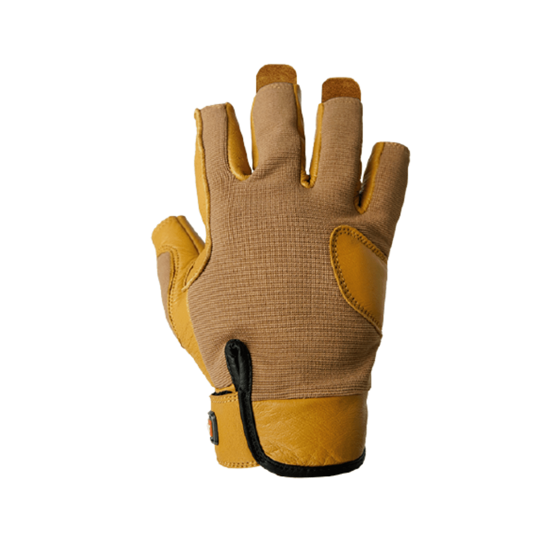GUANTES FLEXIBLES DE CUERO CORTOS TALLA M CE EN 388 EN 420 PUNCHY HALF FINGER 4183112 ARMBURY1