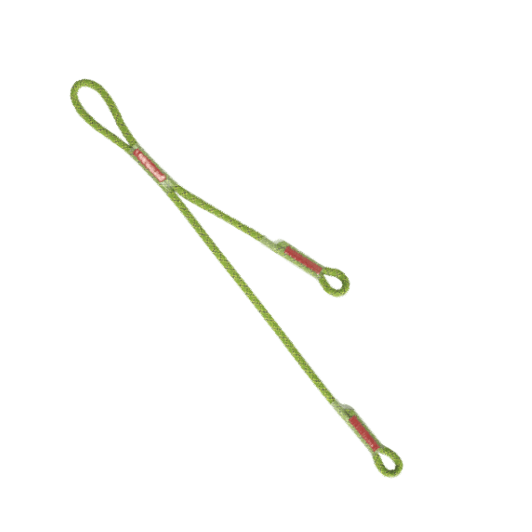 ELEMENTO DE AMARRE DOBLE DINAMICO 50CM+75CM VERDE 15 kN DYNECT II Y 4163211 ARMBURY