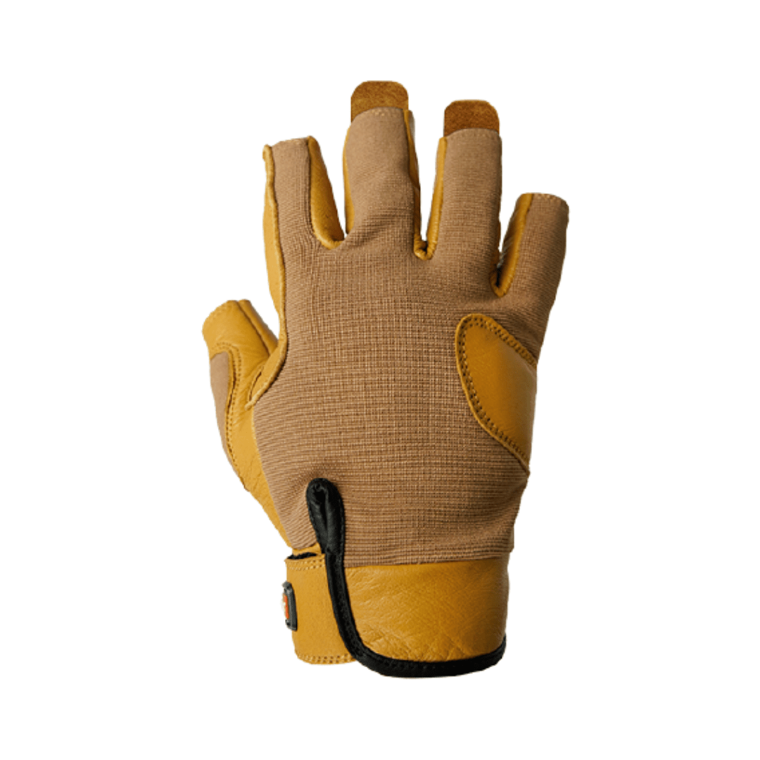 GUANTES FLEXIBLES DE CUERO CORTOS TALLA L CE EN 388 EN 420 PUNCHY HALF FINGER 4183113 ARMBURY1