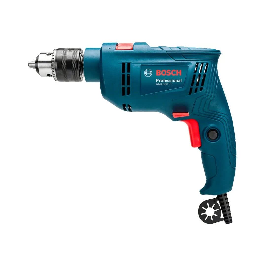 TALADRO PERCUTOR 1/2'' 550W GSB 550 RE MP BOSCH1