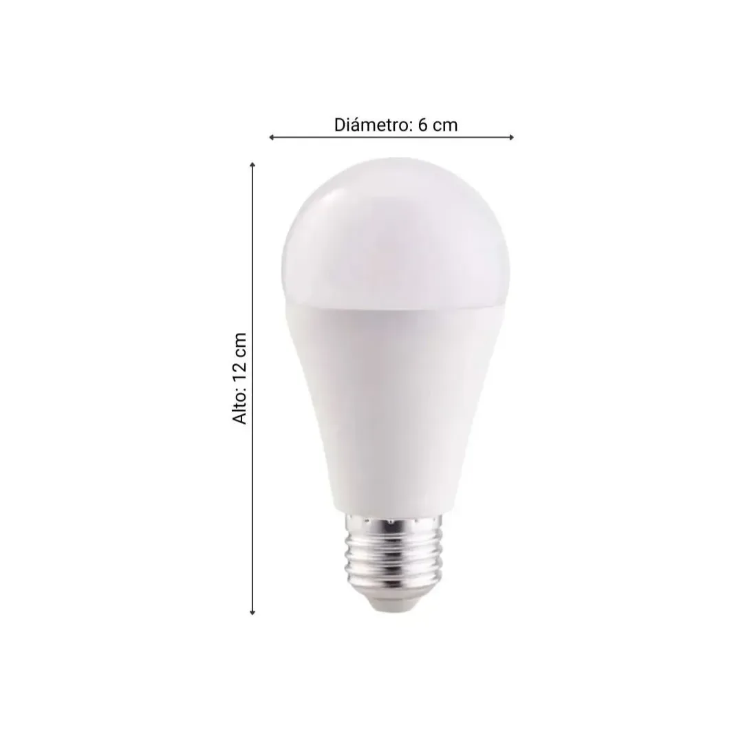 FOCO LED E27 15W LUZ FRIA X 5 UNIDADES ORANGE3