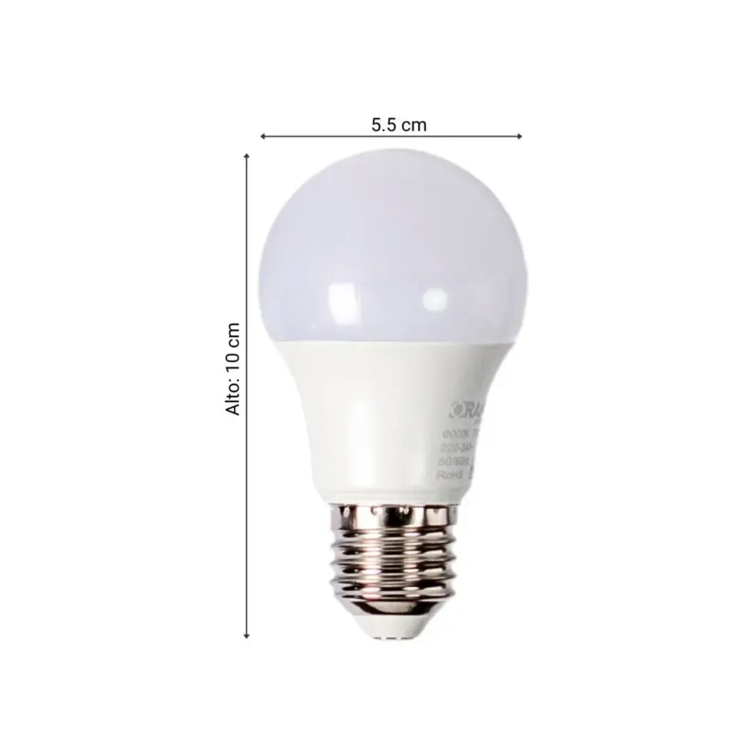 FOCO LED E27 7W LUZ FRIA X 5 UNIDADES ORANGE2