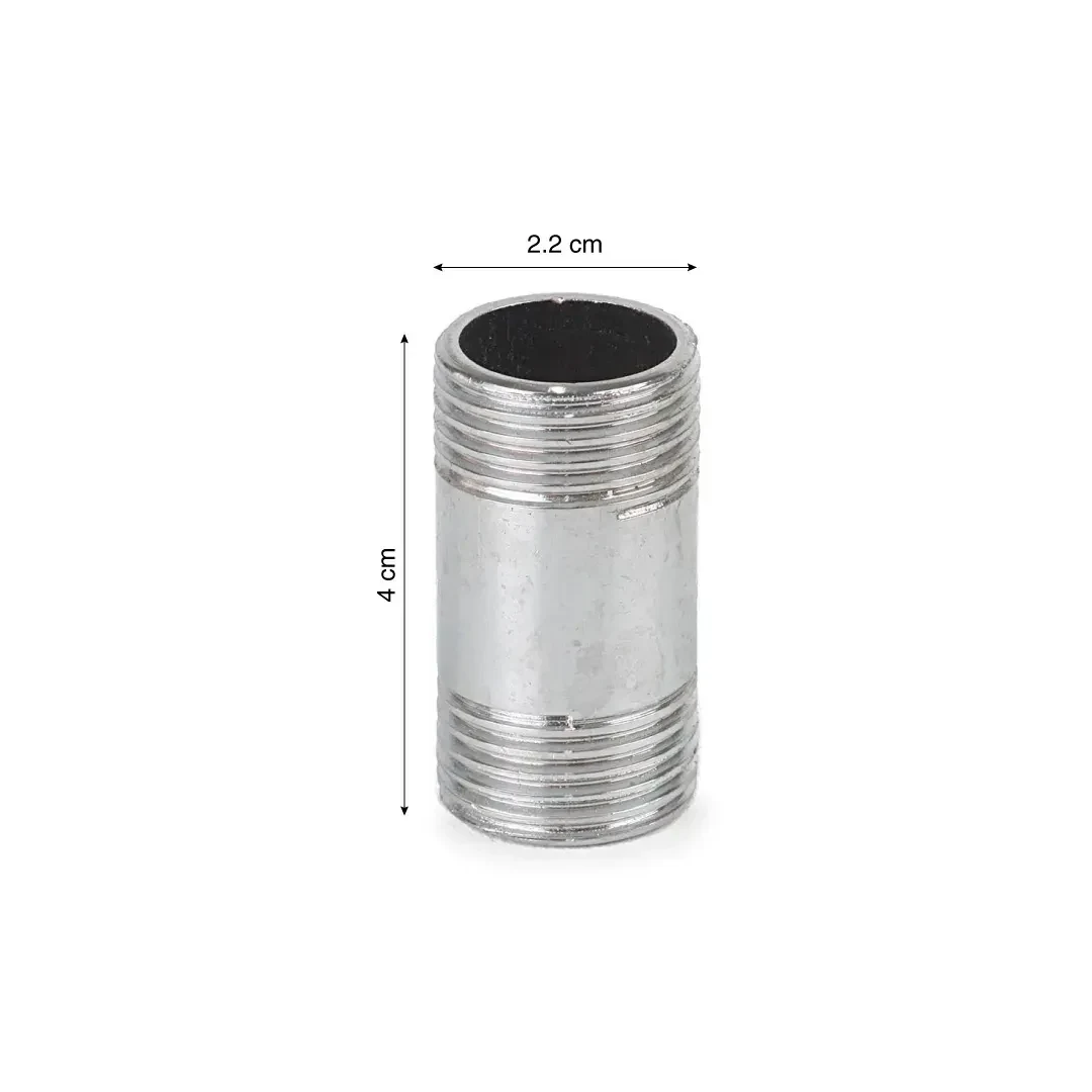NIPLE BRONCE CROMADO 1/2'' X 1 1/2'' WERKEN2