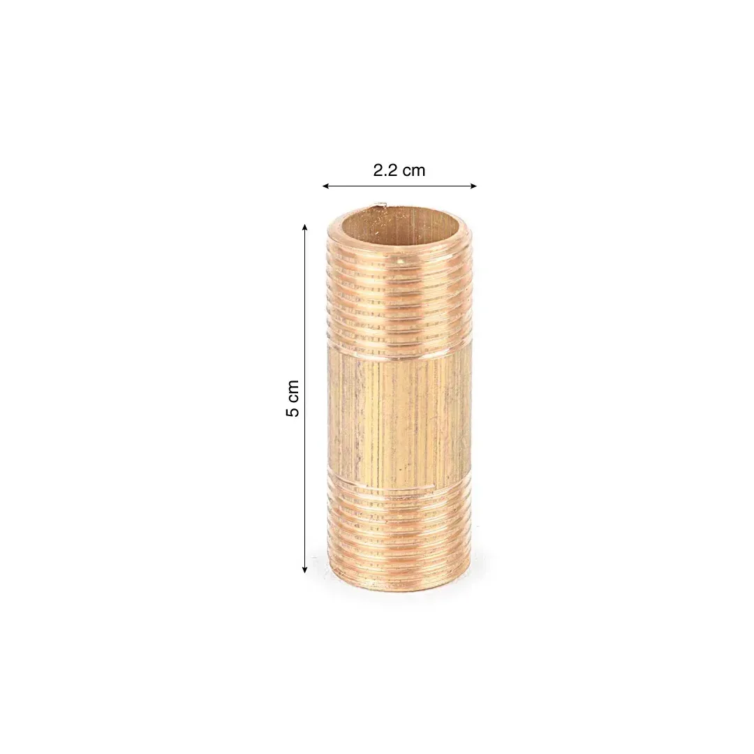 NIPLE BRONCE 1/2'' X 2'' WERKEN2