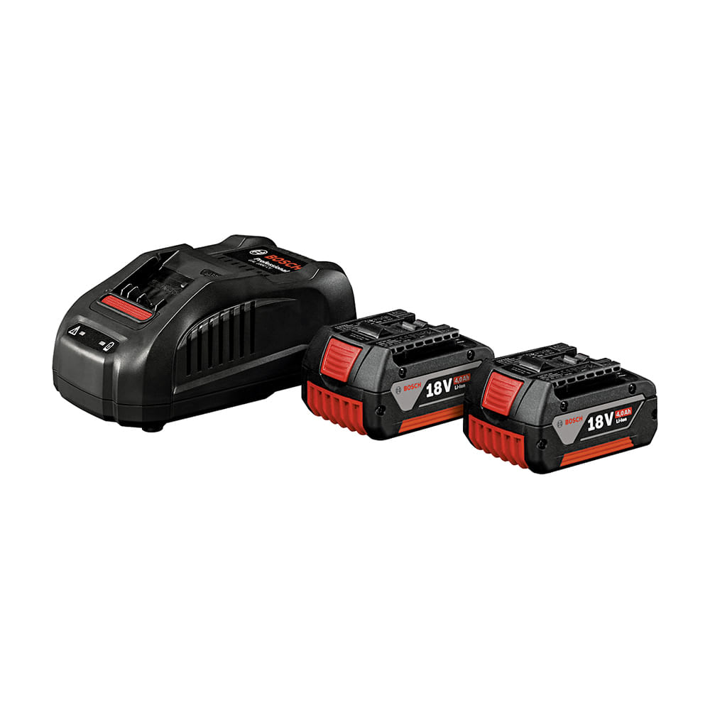 KIT CON 2 BATERIAS GBA 18V 4.0AH + 1 CARGADOR GAL 1880 CV BOSCH