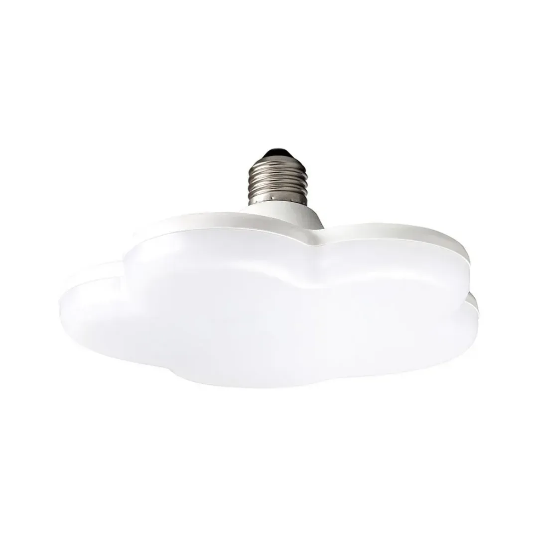 FOCO LED UFO FLORAL E27 24W 19CM LUZ FRIA LIGHTECH1