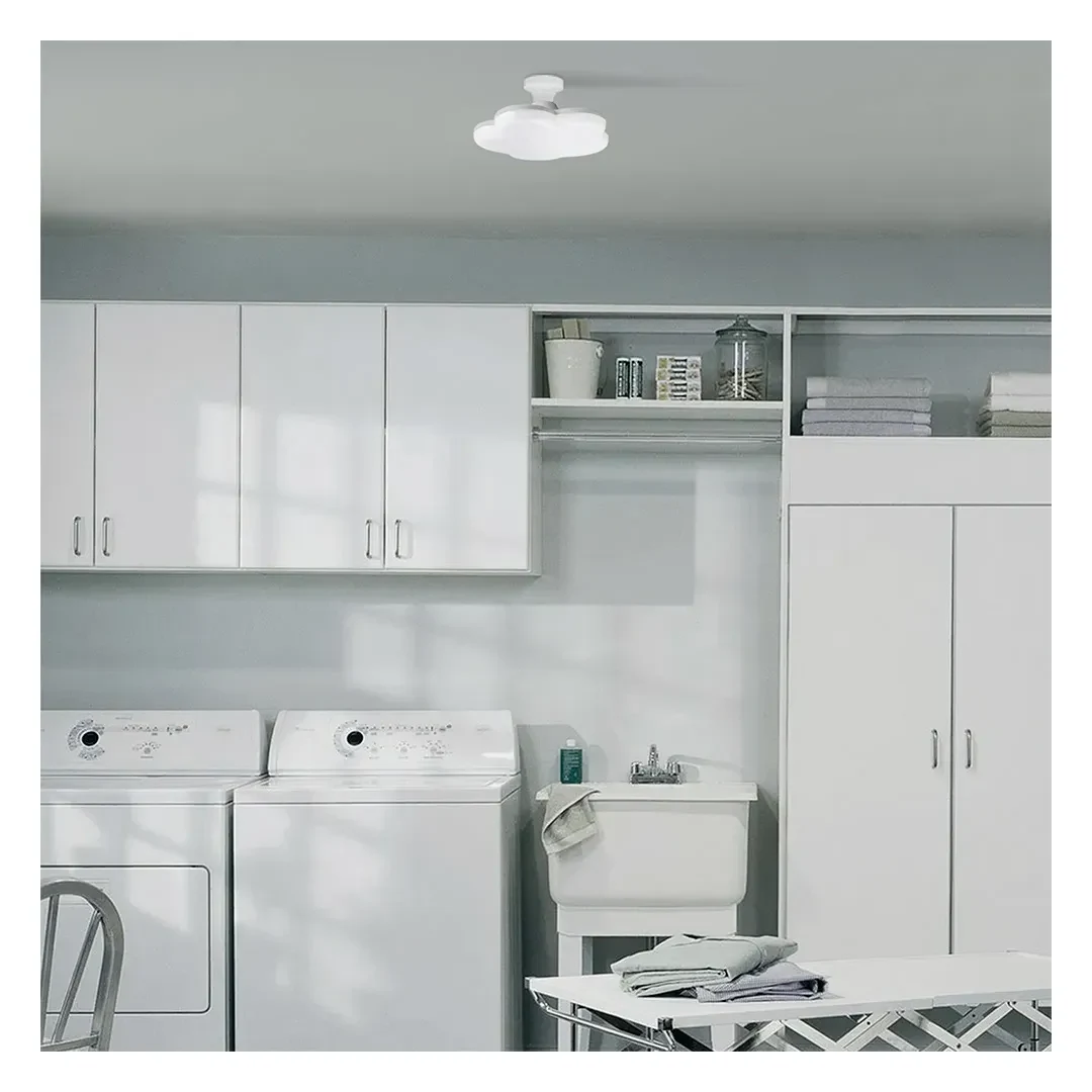 FOCO LED UFO FLORAL E27 24W 19CM LUZ FRIA LIGHTECH3