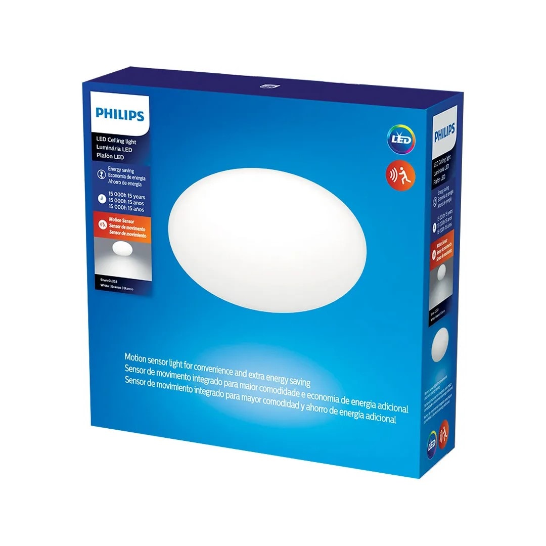 PLAFON LED CON SENSOR DE MOVIMIENTO 12W PHILIPS3