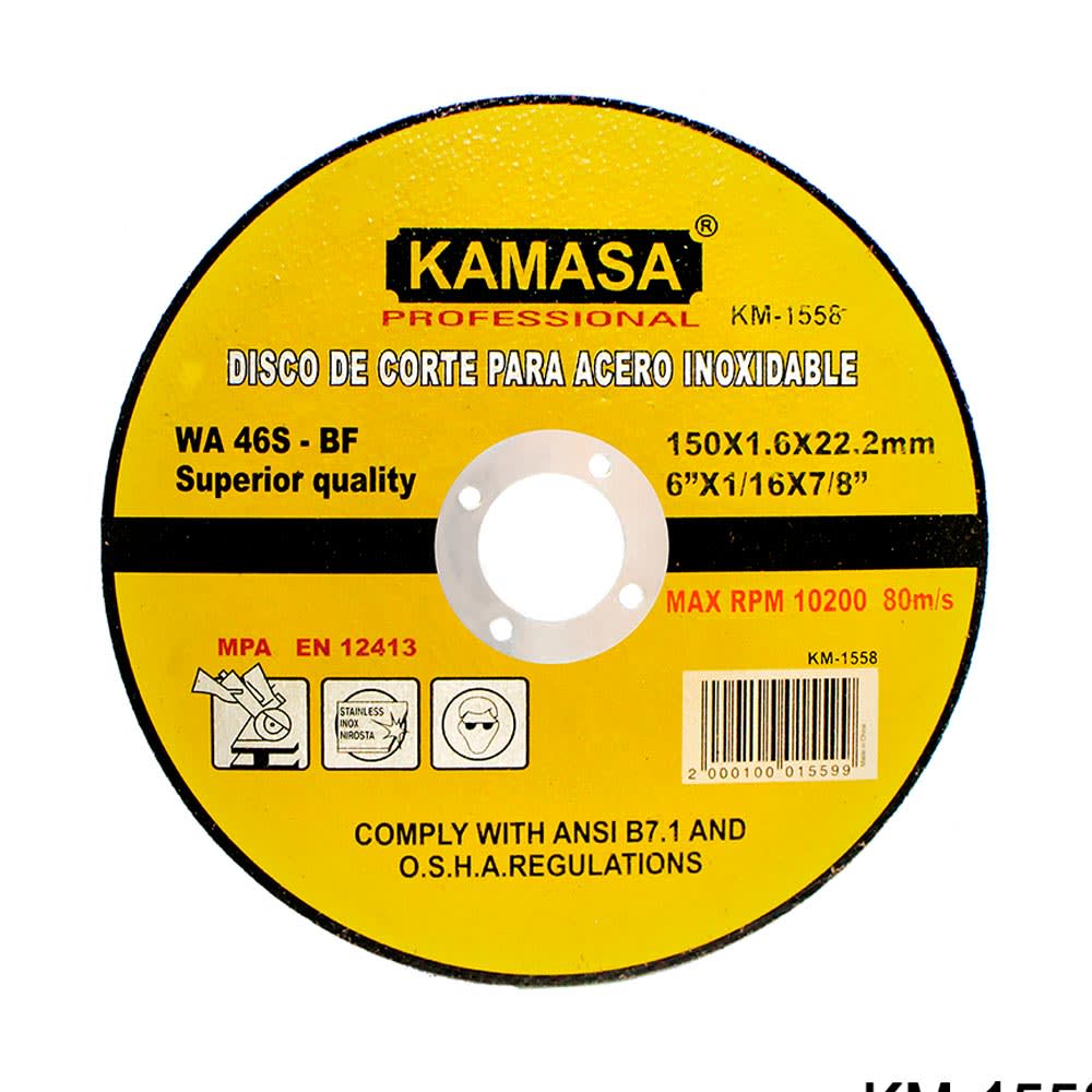 DISCO ACERO 150X1.6X22.2MM KAMASA